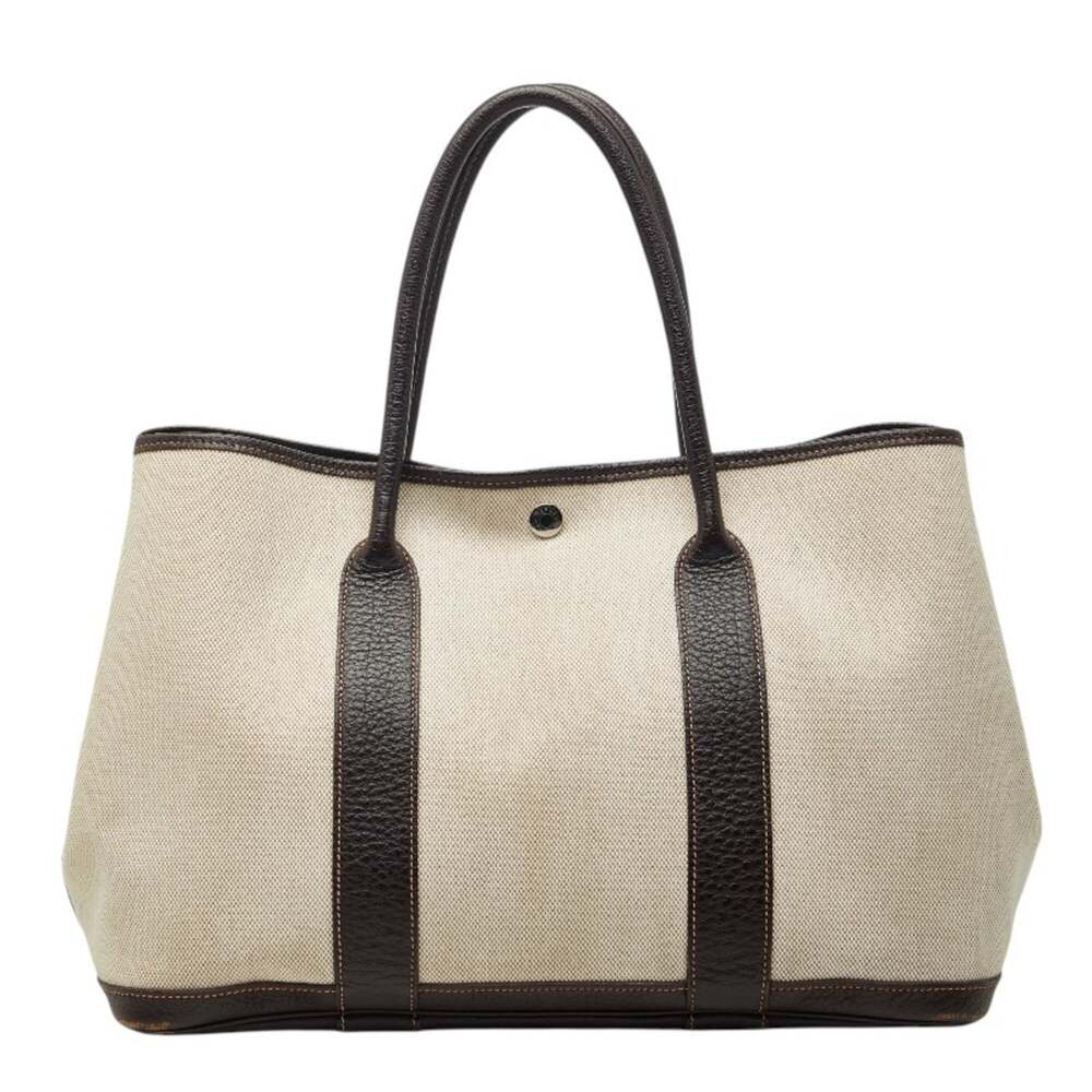 Hermes Garden Party Tote Toile And #266878H18B